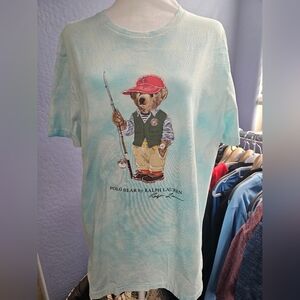 NWOT Ralph Lauren Blue Polo Bear T-Shirt